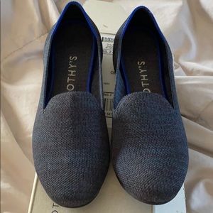 Rothy’s Navy Heather loafers